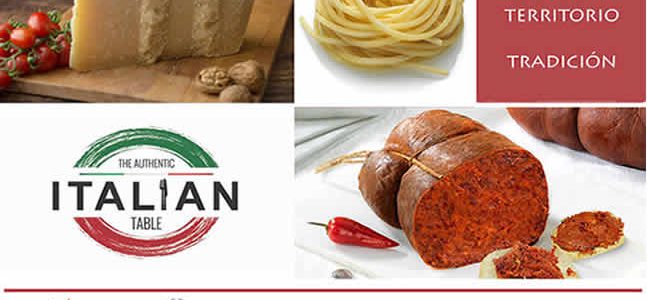 18 productos típicos de 5 regiones de Italia han sido los protagonistas del evento “The Authentic Italian Table”