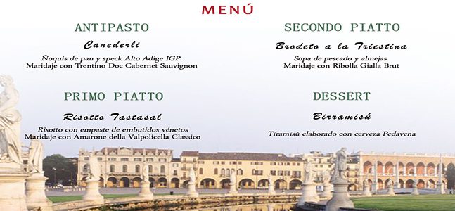 Las «tierras de la Serenissima» protagonistas de la segunda cena regional sensorial